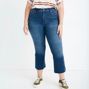 MADEWELL Cali Demi-Boot Women's Jean Preston Wash Raw-Hem Edition Size 37/3X